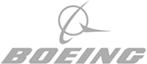 The Boeing logo displayed on a white background embodies the aerospace industry.