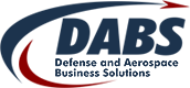 A logo incorporating aerospace motifs, with a blue and red color scheme and an arrow symbol in the center.